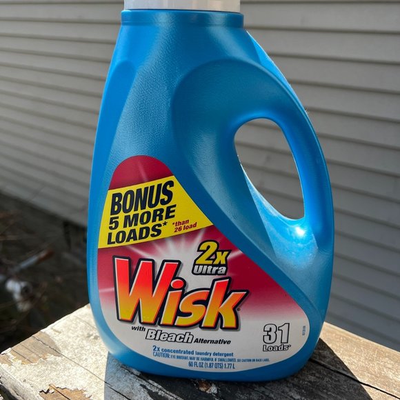 Brand New 2x Ultra Wisk With Bleach Alternative 31 Loads 60 fl oz - Picture 1 of 1